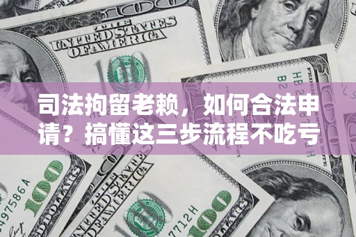 北京司法拘留老赖，如何合法申请？搞懂这三步流程不吃亏！