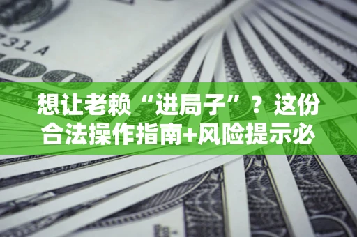 北京想让老赖“进局子”？这份合法操作指南+风险提示必须看！